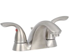 Glacier Bay Builders 247 368  Bath faucet in brushed nickel