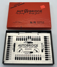 1959 Auto Bridge Play Yourself Game Complete 48 Game Sheets