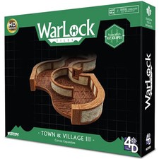 WarLock Tiles: Town  Village III - Curves NEW NIB ACG