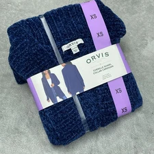 Orvis XS Chenille Shawl Collar Cardigan NWT 6592