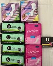Feminine Care: Always, U By Kotex, Carefree Liners And Pads