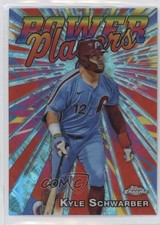 2025 Topps Chrome Logofractor Edition Power Players Kyle Schwarber #PP-15 2y0