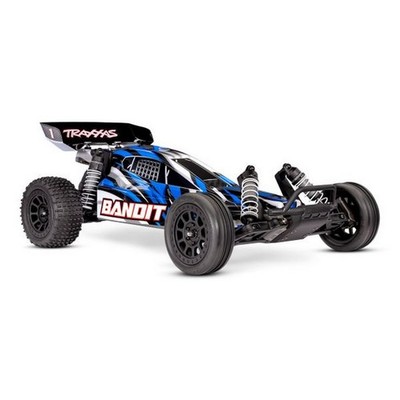 Traxxas 24254-8 Bandit 1:10 2WD Buggy RTR Brushed HD Akku USB-C-Lader blauX