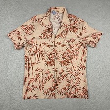 VTG OP Ocean Pacific Shirt Mens Large Hawaiian Camp Cuban Johnny Aloha Surf USA