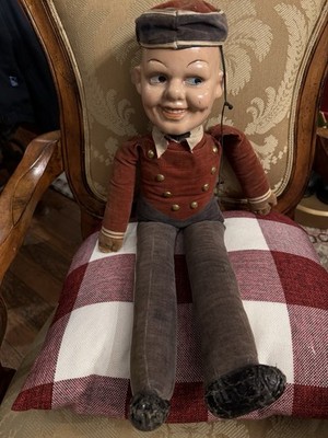 Phillip Morris Johnny Composition 25   Doll By Sterling Inc. W/Orig Hat RARE