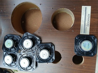 1 One Gold Tweeter From Kenwood LS-P9300 Speaker T03-0363-06 Trio