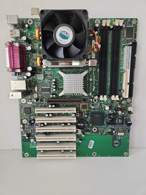 Vintage Intel D865GBF D865PERC Socket mPGA478B Motherboard W/ P4 3.2GHz TESTED