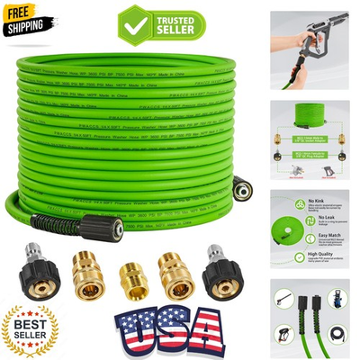 #ad Pressure Washer Hose for Power Washer – 3600 PSI Kink Resistant Pressure Wash... $59.99