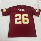 Y2K Washington Redskins Clinton Portis #26 NFL Reebok Jersey YOUTH M Maroon