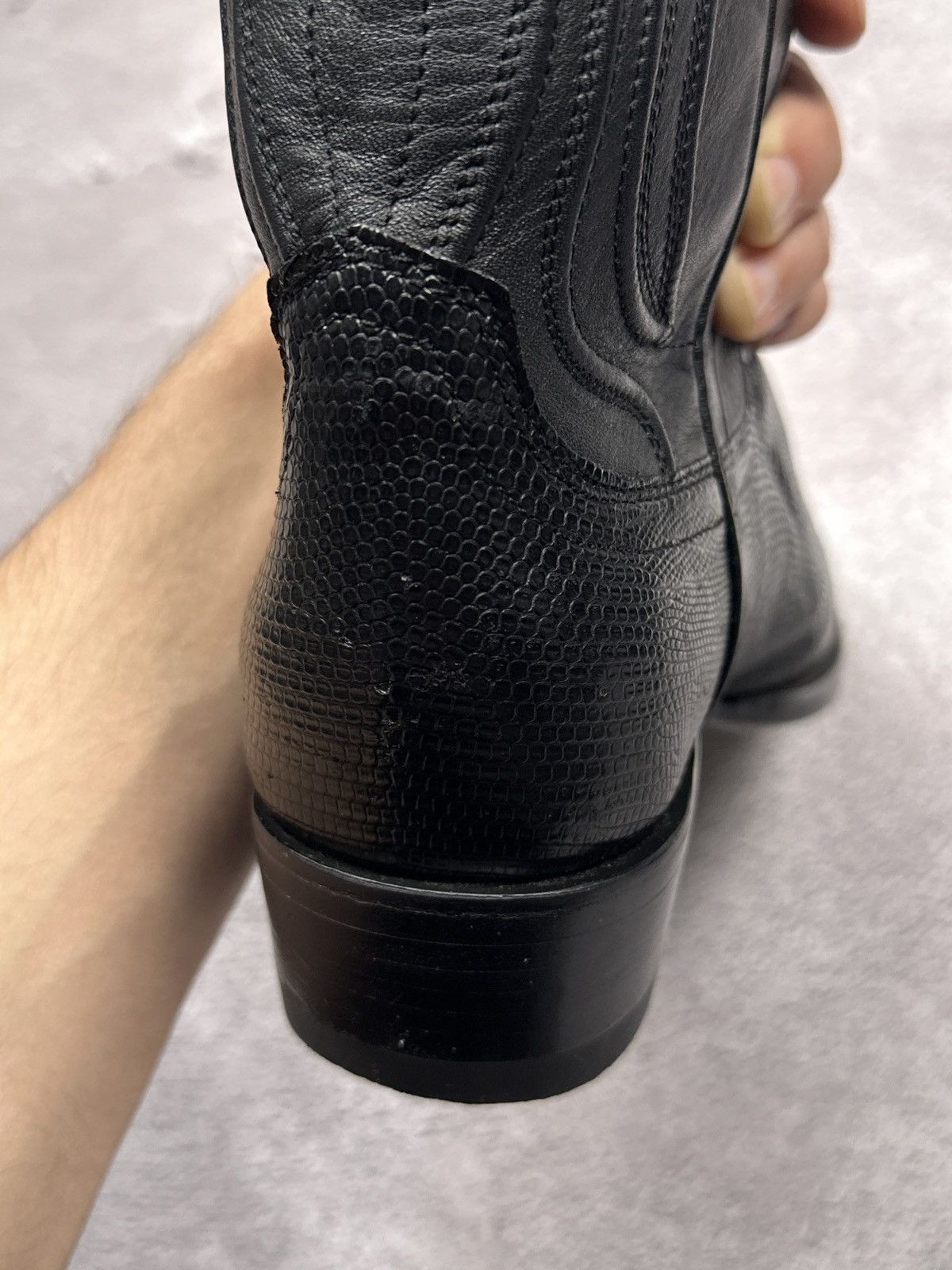 Tecovas The Nolan Snake Python Leather Western Co… - image 6