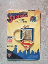 USPS - Superman Stamp Collectibles Key Chain - 1998 100 Year Anniversary