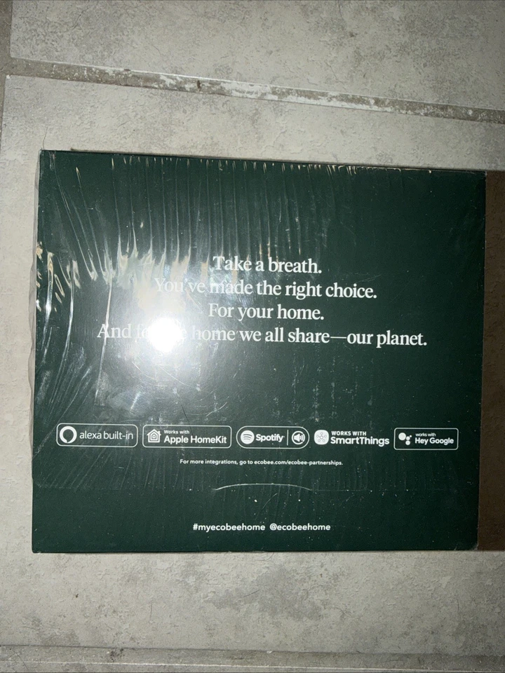 ECOBEE Smart Thermostat Premium with Smart Sensor EB-STATE6-01 - NEW SEALED - Image 2 of 2