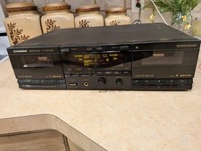 VERY Rare Vintage Pioneer CT-W710R Double Cassette Deck  Japanese-made