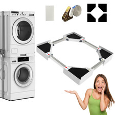 Universal Verbindungsrahmen Waschmaschine Trockner verstellbar 49-72 cm