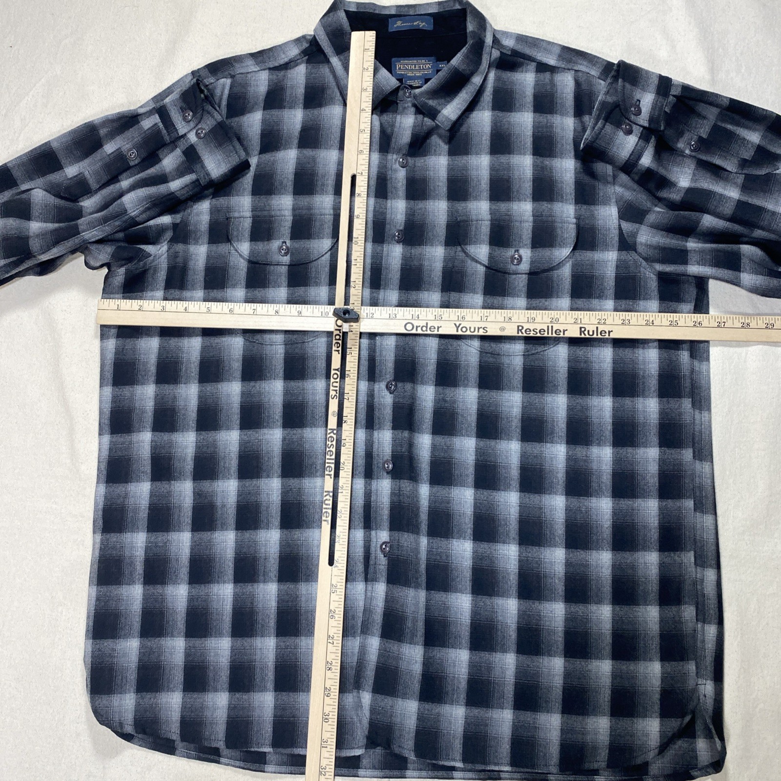 Pendleton Wool Button Down Board Shirt Thomas Kay… - image 7