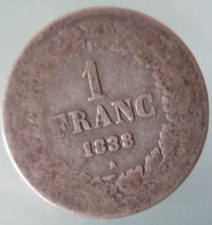 1 franc belge léopold premier 1838 argent