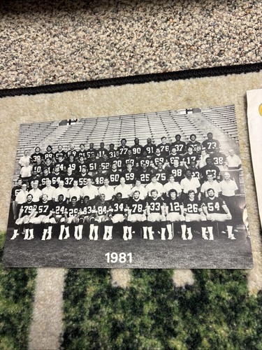 1981 Green Bay Bay Packers Team Foto & Umschlag - Bild 1 von 8
