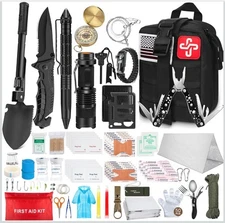 238pc First Aid Kit Emergency Professional Survival Medical Supplies Tent Hunt