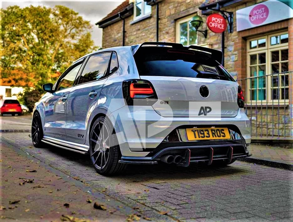 VW Polo MK5 6R 6C GTI R Oettinger Style Carbon Fibre Boot Spoiler 2009-2017