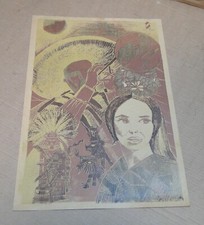 Vintage Sitmar Cruises T.S.S. Fairsea Poster Size Mexican Dinner Menu
