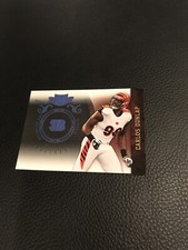 2010 Panini Plates & Patches Platinum CARLOS DUNLAP Rookie Insert 09/10 Seahawks