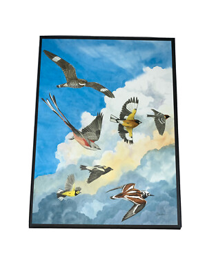 Galison Fantasy Flock 1000 Teile Puzzle Julie Zickefoose Vögel vollständig