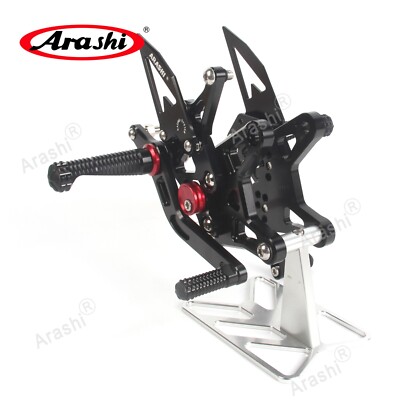 Arashi Adjustable Footrest Rearsets for Kawasaki Ninja ZX-6R ZX636