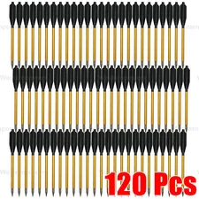120 Pack Small Pistol Crossbow Bolts 6.3'' with Sharp Metal Tip