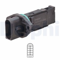 Delphi Luftmassenmesser LMM FüR VW Golf IV Variant 1.9 TDI Skoda Fabia I Combi