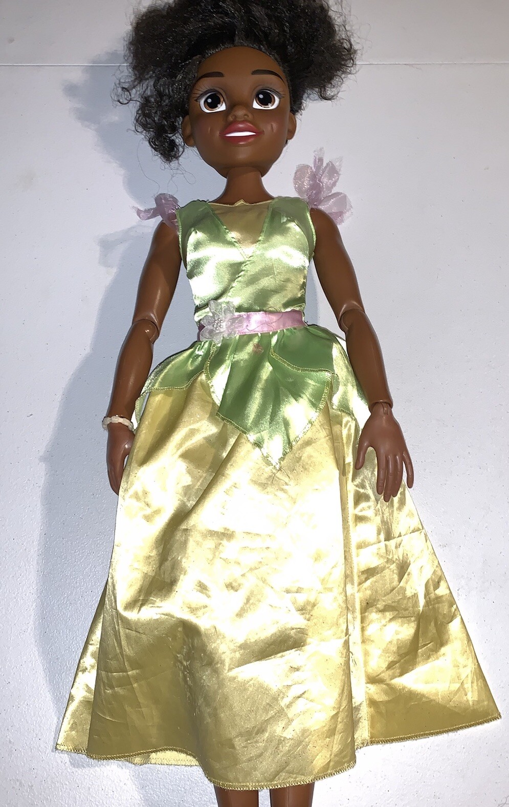 Disney Princess Tiana Tall & Poseable 32" Doll Playdate eBay