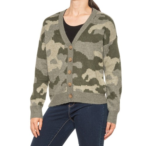 LUCKY BRAND CAMO WOMEN'S CARDIGAN 