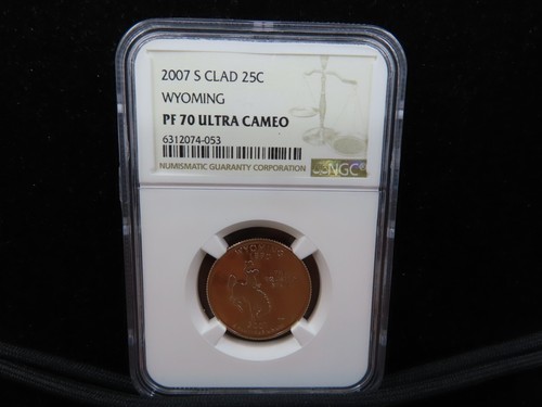 2007 S Clad 25C Wyoming PF 70 Ultra Cameo NGC (Bin1) - Picture 2 of 4