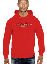 Avenue George V Paris Hoodie Red Sweatshirt French Bulldog Rhinestone 2XL NWT