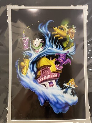 Alice in Wonderland アートパネル Disney Parks Exclusive Alice in Wonderland Deluxe Print by