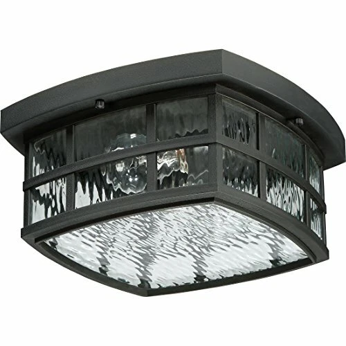 Quoizel SNN1612K 2-Light Stonington Outdoor Lantern in Mystic Black - Picture 2 of 7
