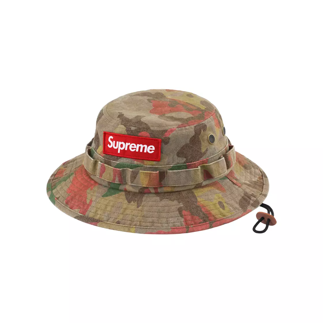 Toile lavée suprême camouflage marron boonie   24SS  