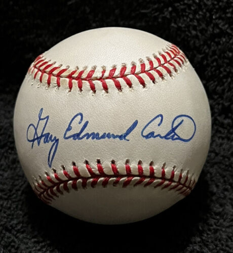 Gary Edmund Carter Gary Carter Full Name SIGNED vintage ONL Baseball BECKETT - Picture 1 of 3