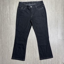 Riders By Lee Womens Jeans Dark Wash 16 32 M Comfort No Gap Waistband Bootcut