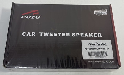 Puzu Audio PZ-T30 Titanium Car Tweeter Speaker - NEW & SEALED!