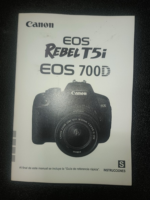 Canon EOS Rebel T5i (700D) Instructiones (Spanish) Espanol Owner's Manual 