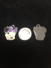 Minnie Mouse Enamel charm - Necklace Pendant Charm K29 Children MM3