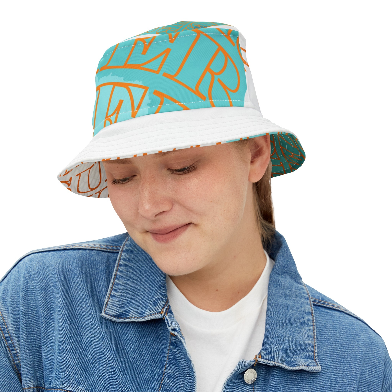 Custom Print Bucket Hat - All-Over Pattern Design  -image