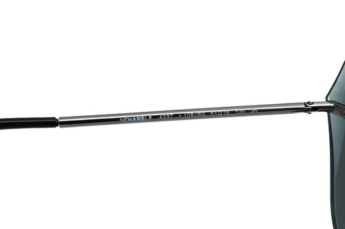 Chanel 4237 CC Logo Cat Eye Damen Sonnenbrille Silber - Bild 10 von 10