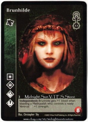 Brunhilde Gangrel Anarchs V:TES VTES Vampire CCG | eBay