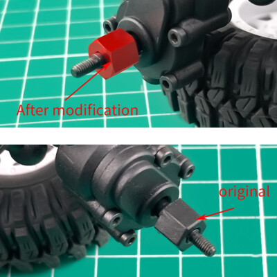Aluminum Wheel Hex Hub 7mm Adaptor for Redcat Ascent 1/18 RC