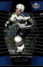 1999-00 Upper Deck Black Diamond #71 Jochen Hecht St. Louis Blues Rookie Card. rookie card picture