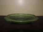 Uranium Green Glass Depression Glass Serving Dish