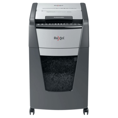 NEW Rexel Optimum AutoFeed+ 300X Cross Cut Shredder Paper