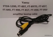 Yaesu Amplifier Keying Cable FT-857 FT-897D FT-818 FT-450 FT950 FT-840 READ AD!