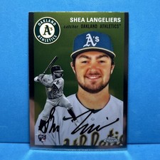 2023 Topps Chrome Platinum #5 Shea Langeliers Oakland Athletics Rookie RC